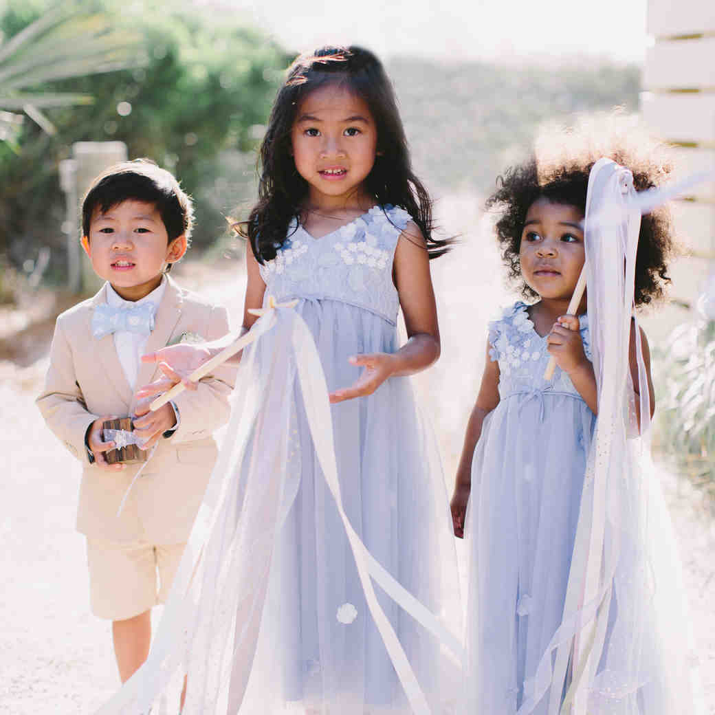 Outdoor Wedding Flower Girl